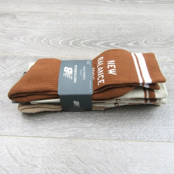 New Balance Cushion Crew Socks Mens Size 6-12.5 / Womens Size 8-13 (3-Pack) NEW - Picture 13 of 16